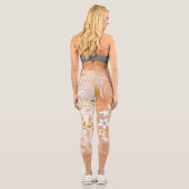 Blume - Wandpapier 8 Capri Leggings (Rückseite)