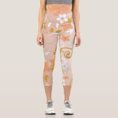 Blume - Wandpapier 8 Capri Leggings (Vorderseite)