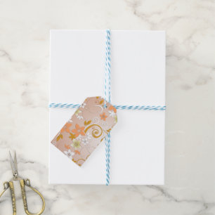 Blume - Wandpapier 8 Geschenkanhänger