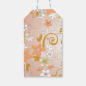Blume - Wandpapier 8 Geschenkanhänger (Rückseite)