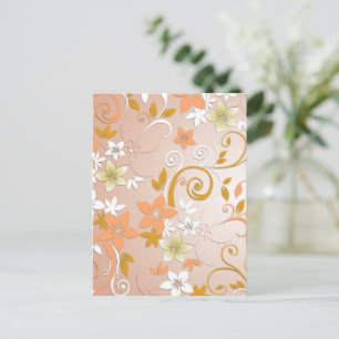Blume - Wandpapier 8 Postkarte