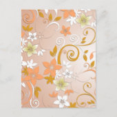 Blume - Wandpapier 8 Postkarte (Vorderseite)