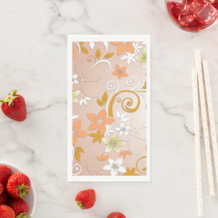 Blume - Wandpapier 8 Serviette