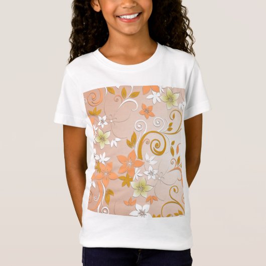 Blume - Wandpapier 8 T-Shirt (Vorderseite)