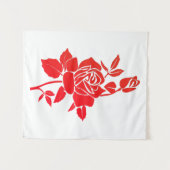 Blume Wandteppich (Vorderseite (Horizontal))