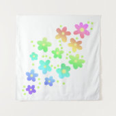 Blume Wandteppich (Vorderseite (Horizontal))