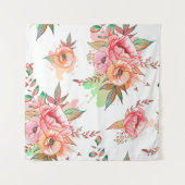 Blume Wandteppich (Vorderseite (Horizontal))