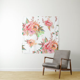 Blume Wandteppich