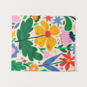 Blume Wandteppich (Vorderseite (Horizontal))