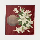 Blume Wandteppich (Vorderseite (Horizontal))