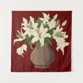 Blume Wandteppich (Vorderseite)