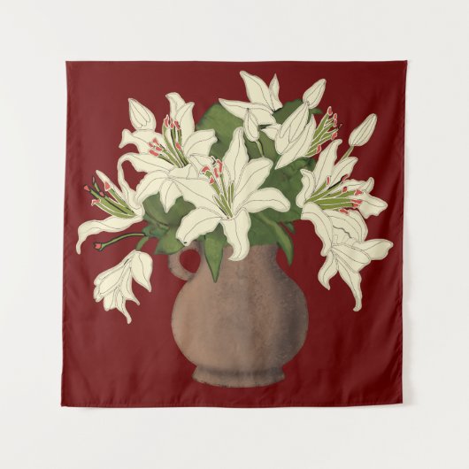 Blume Wandteppich (Vorderseite)