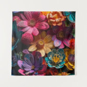 Blume Wandteppich (Vorderseite)