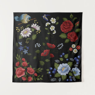 Blume Wandteppich