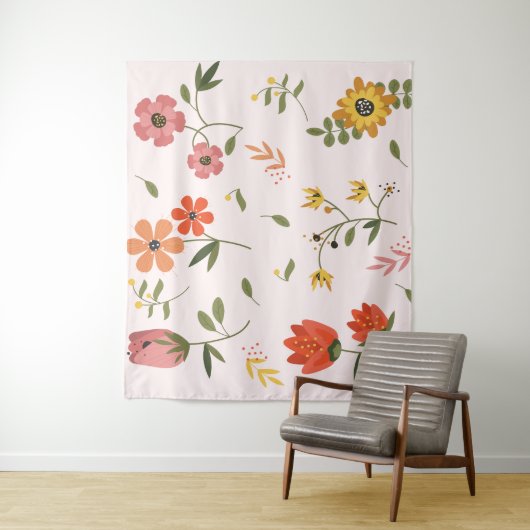 Blume Wandteppich (Beispiel)