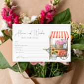 Blume Warenkorb - Beratung und Wünsche Brautparty Briefpapier