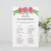 Blume, was in Ihrem Geldbörsenspiel ist (Stehend Vorderseite)