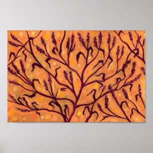 Blume Wasser Paprika Wildblumen Blumenstrauß Poster