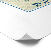 Blume Wasserfarbe 3 Poster (Ecke)