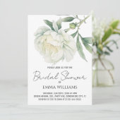 Blume Wasserfarbe | BRAUTPARTY Einladung (Stehend Vorderseite)