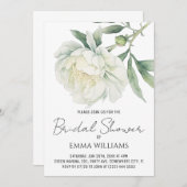 Blume Wasserfarbe | BRAUTPARTY Einladung (Vorne/Hinten)