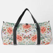 Blume Wasserfarbe Duffle Bag (Rückseite)