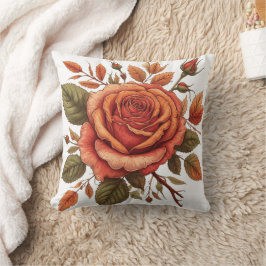 Blume Wasserfarbe Kissen