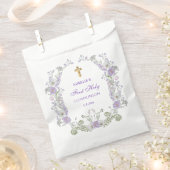 Blume Wasserfarbe Lilac Arch Erste Kommune Geschenktütchen (Ausgeschnitten)