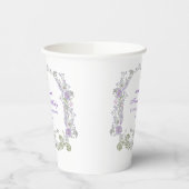 Blume Wasserfarbe Lilac Arch Erste Kommune Pappbecher (Links)