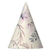 Blume Wasserfarbe Nahtloses Muster Partyhütchen (Links)