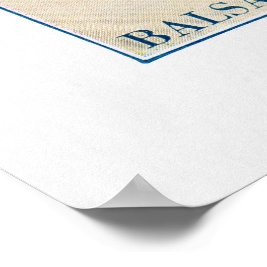 Blume Wasserfarbe Poster (Ecke)