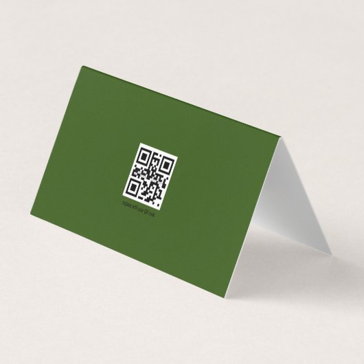 Blume WASSERFARBE Visitenkarten (Rückseite)