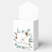 Blume Wasserfarbe Wasserfarbe  Goldene Bridale Tee Geschenkschachtel (Geöffnet)