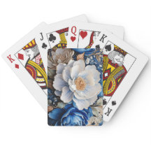 Blume Wasserfarben Blossom Klassische Spielkarten