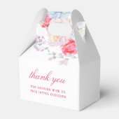 Blume Wasserfarben Erste Kommune Gabel Geschenkschachtel (Rückseite)