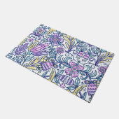 Blume Wasserfarben Frische Pasta machen Fußmatte (Schrägansicht)