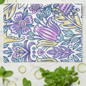 Blume Wasserfarben Frische Pasta machen Geschirrtuch (Gefaltet)
