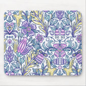 Blume Wasserfarben Frische Pasta machen Mousepad (Vorne)