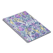 Blume Wasserfarben Frische Pasta machen Notizblock (Rechte Seite)