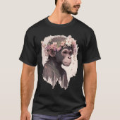 Blume Wasserfarben Kronenwald Ani T-Shirt (Vorderseite)