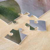 Blume Wasserfarben Kunst, Dichtung und Musik Puzzle (Seite)