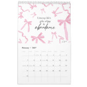 Blume Wasserfarben Kunst Inspiration Wörter Künstl Kalender (Feb 2027)