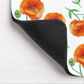 Blume Wasserfarben Mousepad (Ecke)