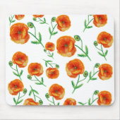 Blume Wasserfarben Mousepad (Vorne)