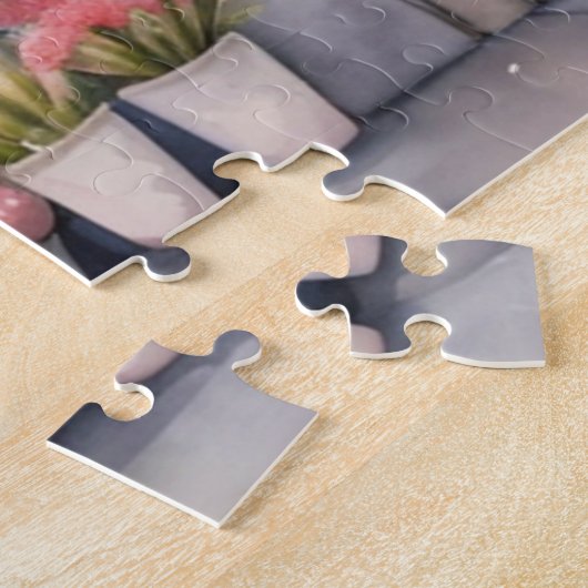 Blume Wasserfarben Puzzle (Seite)