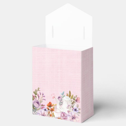 Blume Wasserfarben Tee Party Thema Brautparty Geschenkschachtel (Geöffnet)