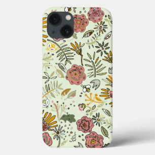 Blume Wasserfarbene Bienen Elegante Moderne Case-Mate iPhone Hülle