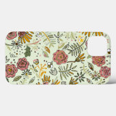 Blume Wasserfarbene Bienen Elegante Moderne Case-Mate iPhone Hülle (Rückseite (Horizontal))
