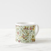 Blume Wasserfarbene Bienen Elegante Moderne Espressotasse (Vorderseite Rechts)