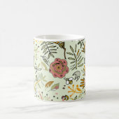 Blume Wasserfarbene Bienen Elegante Moderne Kaffeetasse (Mittel)